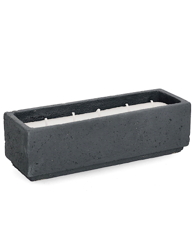 CANDELA 0164811 CHRISTINA GRIGIO RETTANGOLARE 30X9CM