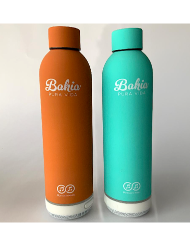 BORRACCIA TERMICA 42176 500ML CON ALTOPARLANTE BLUETOOTH ASSORTITO