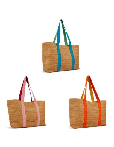 BORSA MARE 27347 PAGLIA CON TRACOLLA ASSORTITO