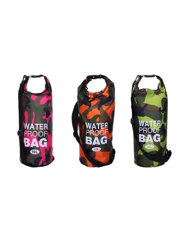 BORSA CON TRACOLLA 10LT PVC IMPERMEABILE ASSORTITO