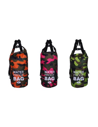 BORSA CON TRACOLLA 20LT PVC IMPERMEABILE ASSORTITO