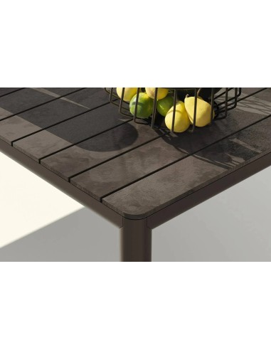 TAVOLI: vendita online Tavolo allungabile modello Tevere Colore Antracite 100x211/275xH.76,5cm in offerta