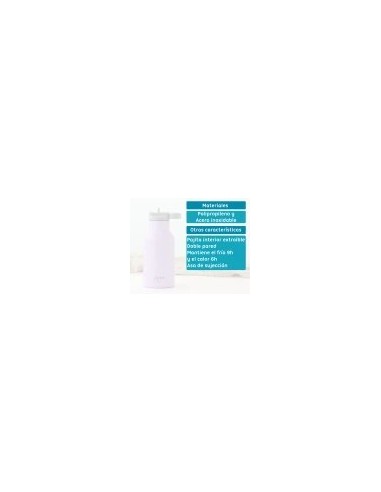 Bottiglia Termica 350 ml Lavanda Kiokids su Shopincasa.it | Sicura e Versatile