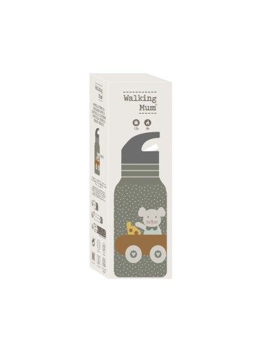 Walking Mum Bottiglia Termica Poppy Moss 500 ml | Shopincasa.it