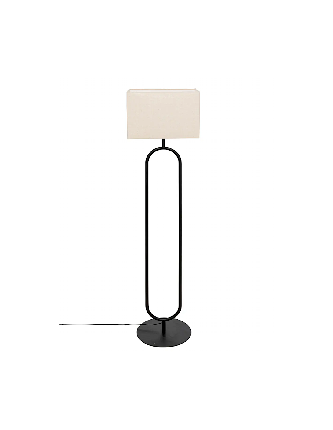 LAMPADA DA TERRA 202654 ALEC 38X28X154CM METALLO NERO