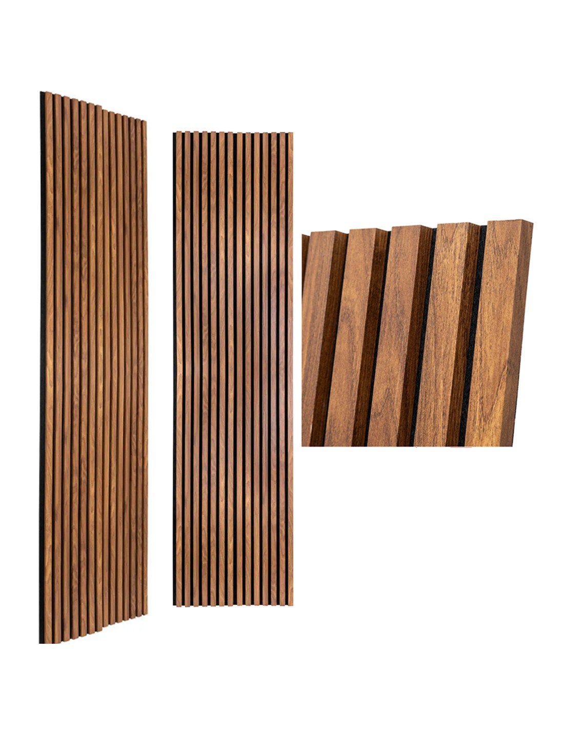 Atmosphera Pannello Decorativo Legno Colva 240x60 cm Noyer | shopincasa.it