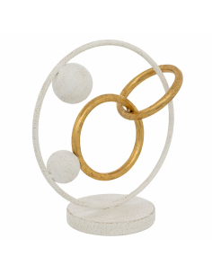 Decorazione da tavolo Rob bianca H30 cm Atmosphera shopincasa.it