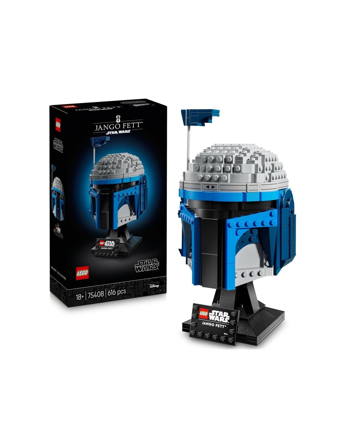 Casco LEGO Star Wars Jango Fett 75408 modellino da collezione per adulti | shopincasa.it