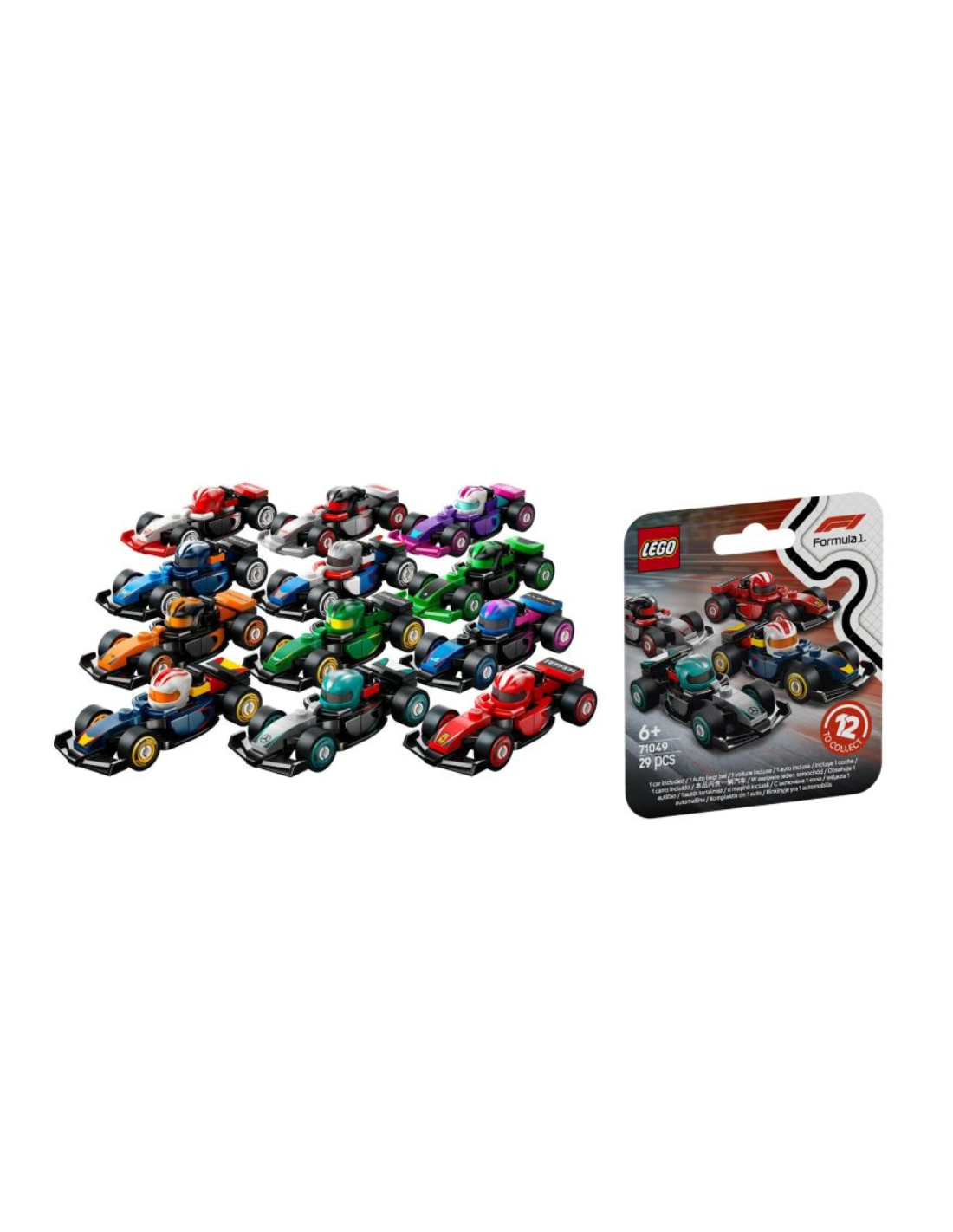 LEGO 71049 Monoposto F1 auto da corsa da collezione casuale | shopincasa.it