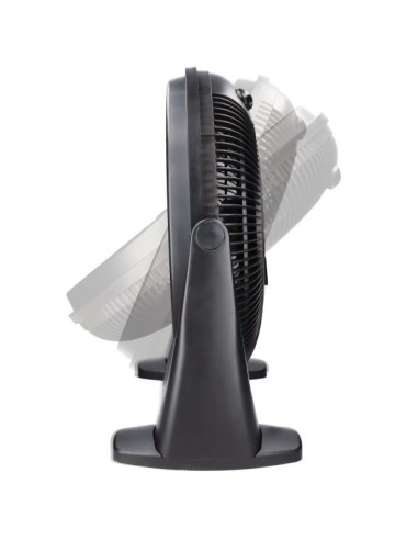 VENTILATORI: vendita online Ventilatore da Terra Coveri, 51 cm, 90W, 5 Pale Alluminio, Nero, Inclinabile, 3 Velocità in offerta