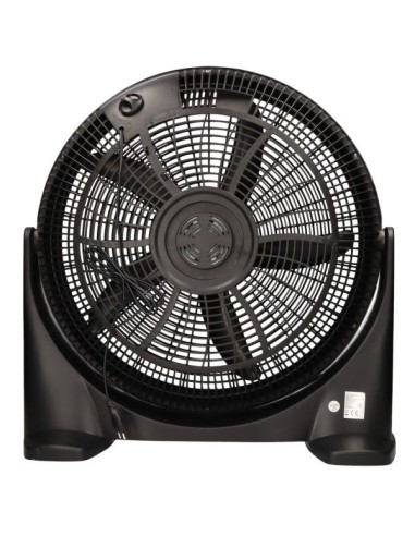 VENTILATORI: vendita online Ventilatore da Terra Coveri, 51 cm, 90W, 5 Pale Alluminio, Nero, Inclinabile, 3 Velocità in offerta