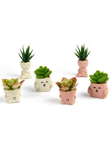 PIANTINA 26074 VASO CEMENTO 5X4X10CM ASSORTITO