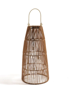 LANTERNA SOLARE 31514 METALLO/PLASTICA 23X45CM