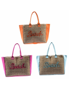 BORSA 13664 CANVAS/CARTA 40X18X32CM ASSORTITO