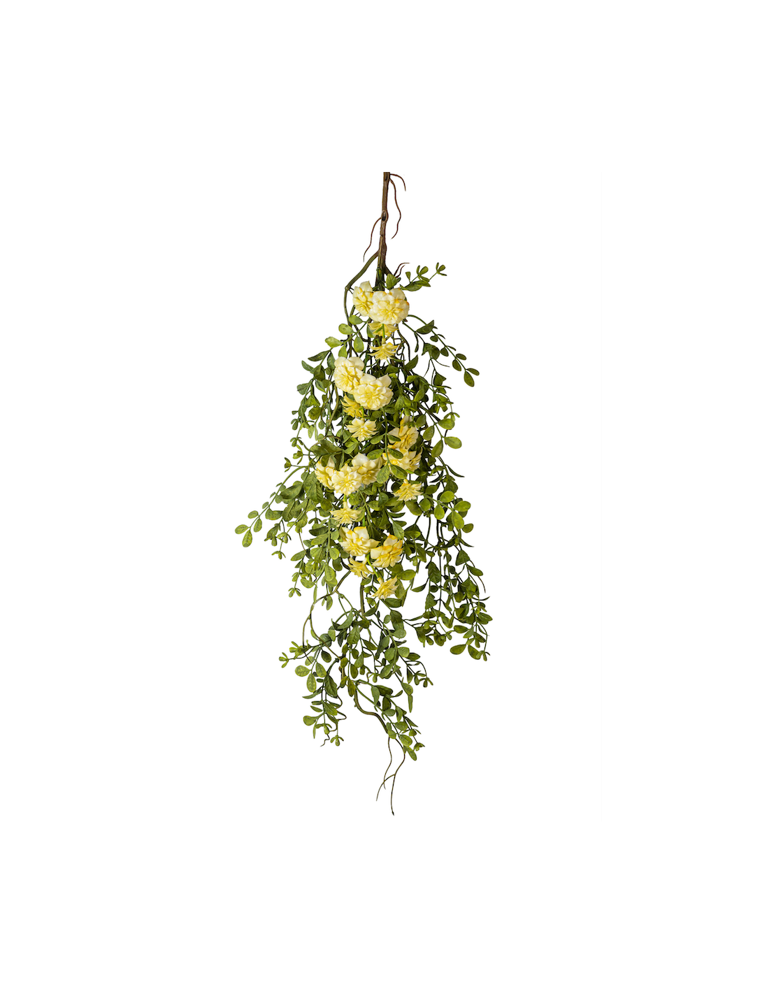 RAMO 271001413 SUCCULENTA CON FIORI GIALLI 85CM
