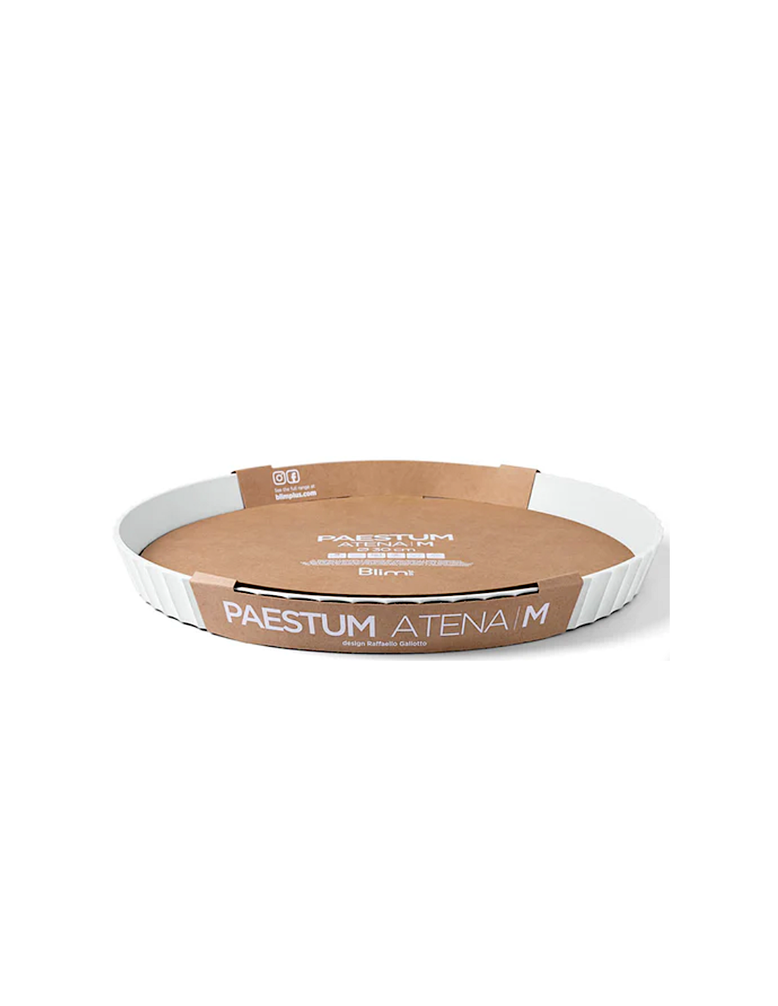 ATENA VASSOIO 30CM BIANCO