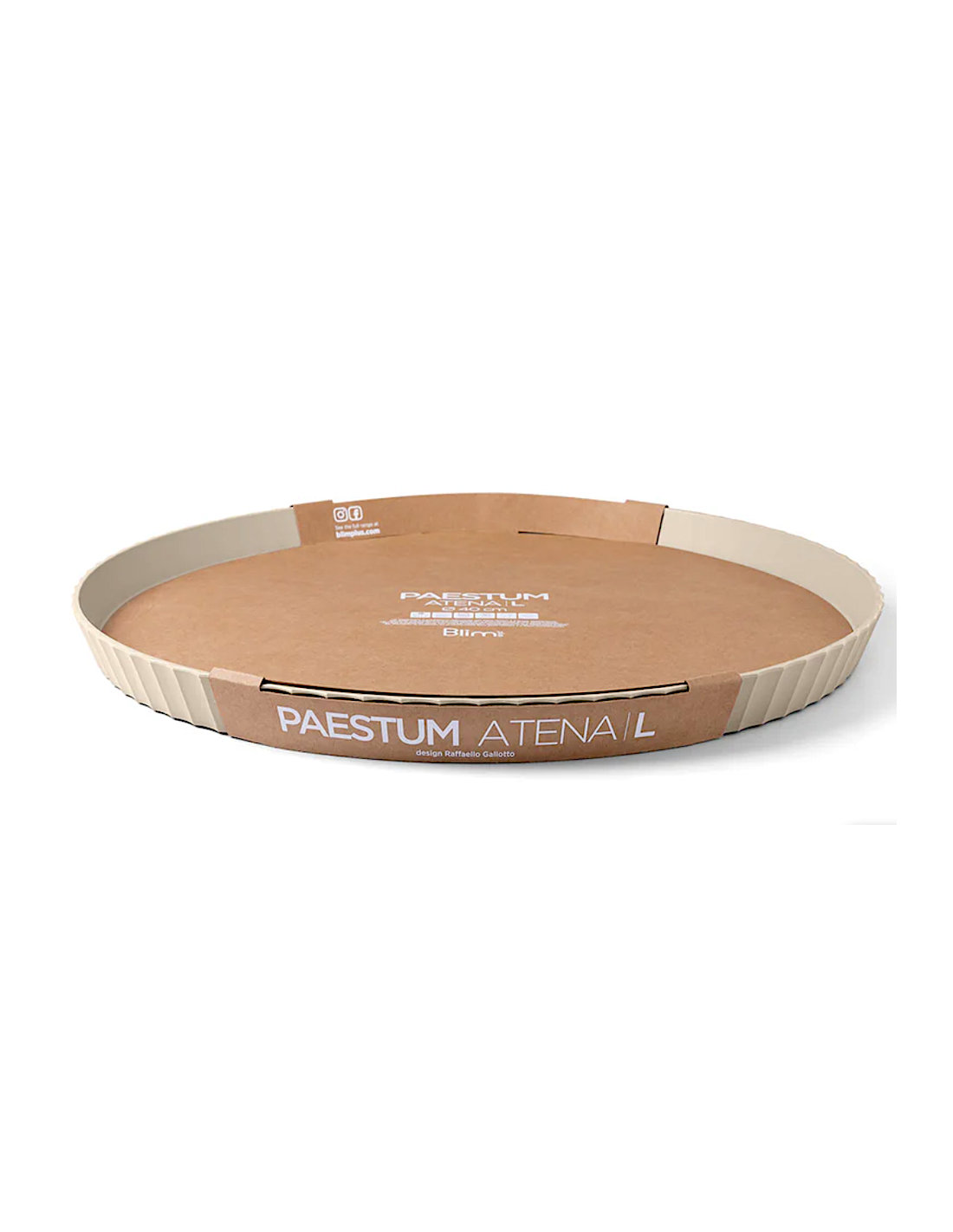 ATENA VASSOIO 40CM GRIGIO MOKA