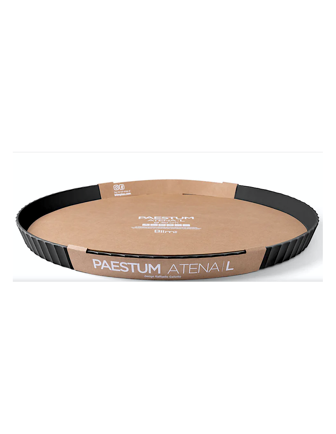 ATENA VASSOIO 40CM NERO