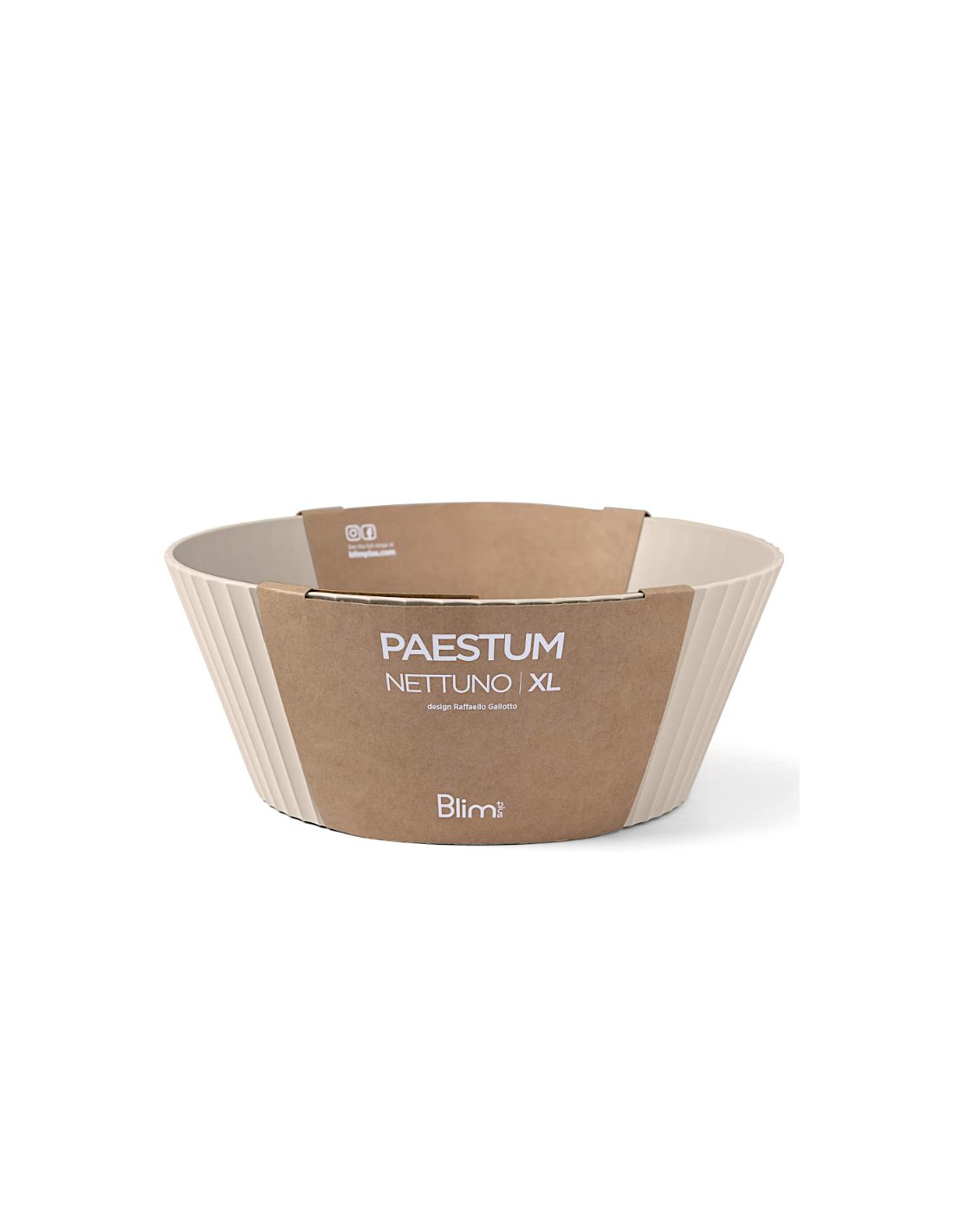 NETTUNO CIOTOLA 30X12CM GRIGIO MOKA