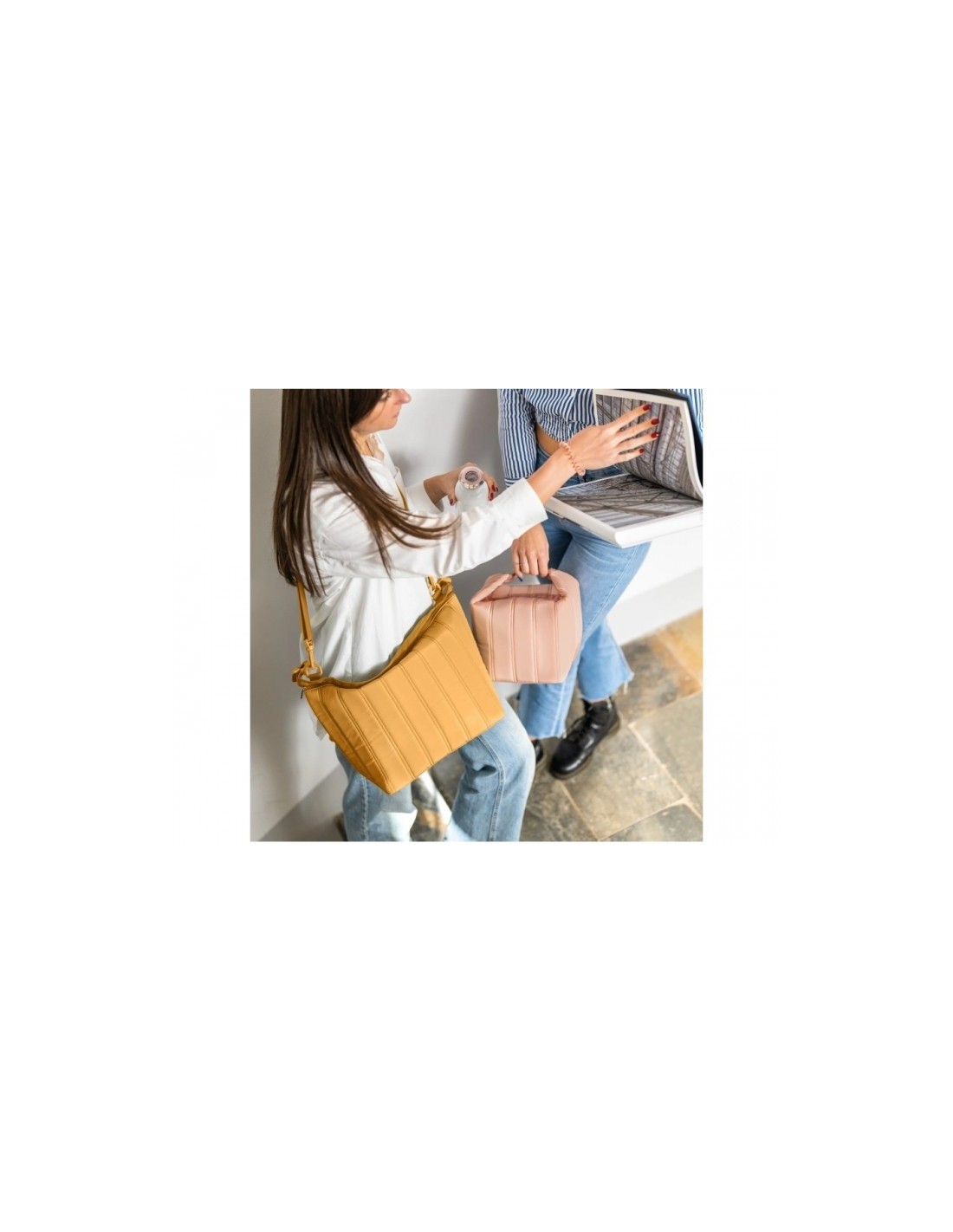 BORSE FRIGO: vendita online Borsa Termica Guzzini, Handy Bio On The Go, Grande, Gialla, con Contenitore Ermetico, Plastica Ri...