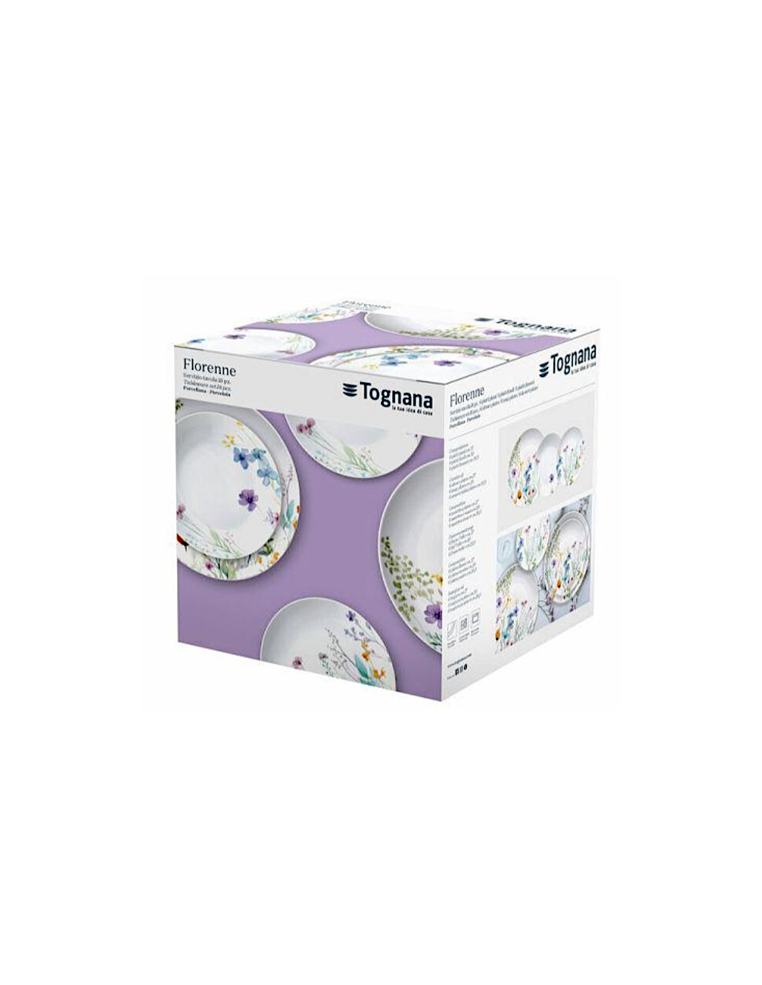 Tognana Florenne Servizio Tavola 18 Pezzi con Decori Floreali | shopincasa.it