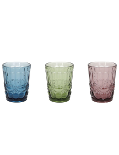 Set 3 bicchieri Tognana Madame 230 ml multicolore su shopincasa.it
