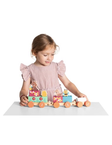 Chicco Treno degli Orsetti in Legno Montessori | shopincasa.it