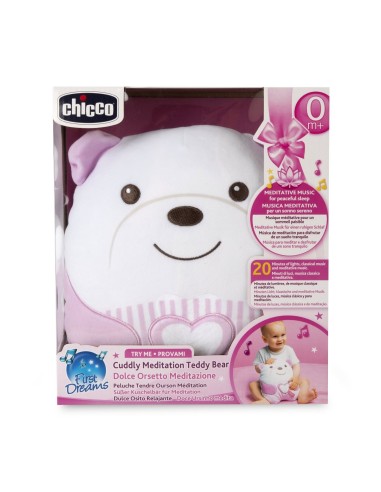Chicco Orsetto Sweet Heart con Luce e Musica Rilassante | shopincasa.it