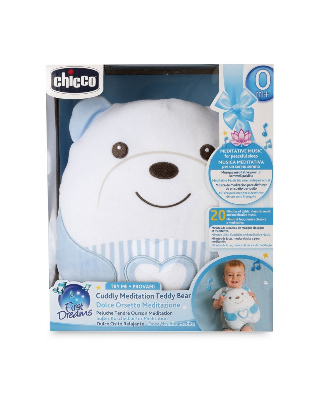 Chicco Orsetto Sweet Heart Peluche con Musica e Luci | shopincasa.it