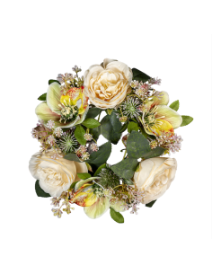 GIROCANDELA 268014495 22CM ROSE CREMA