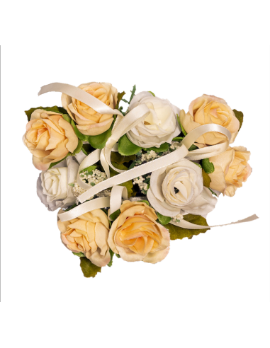 GIROCANDELA 268032419 MINI ROSE PESCA/BIANCO