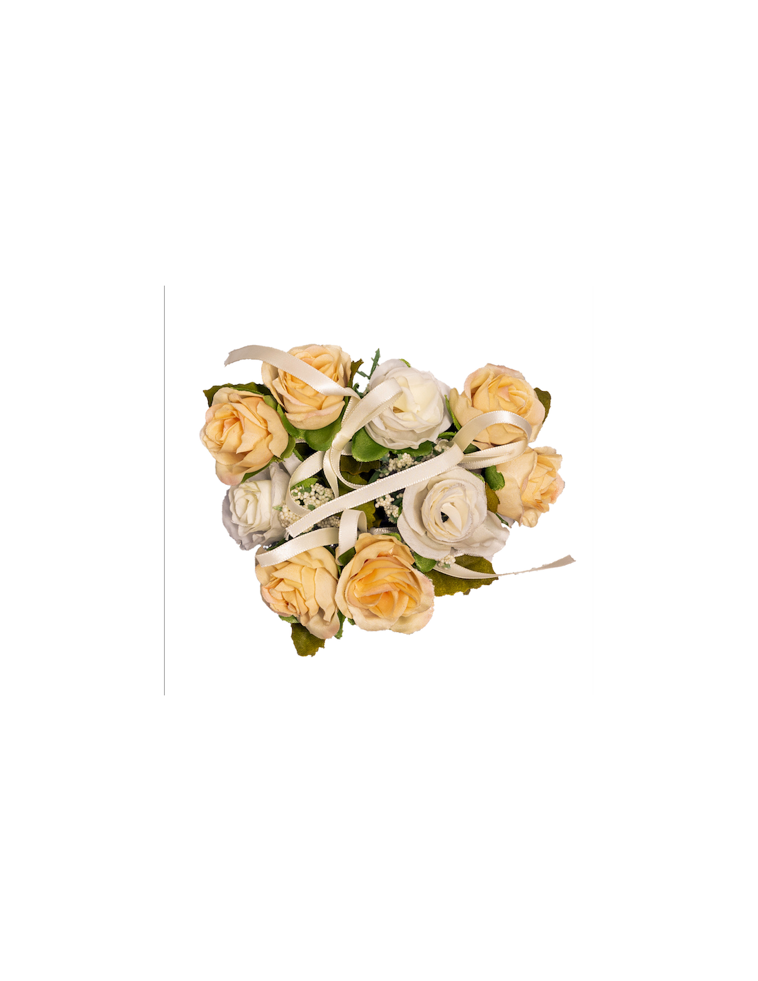 GIROCANDELA 268032419 MINI ROSE PESCA/BIANCO