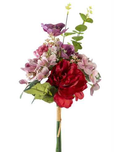 MAZZO 268032703 ELLEBORO ROSSO CON FIORI