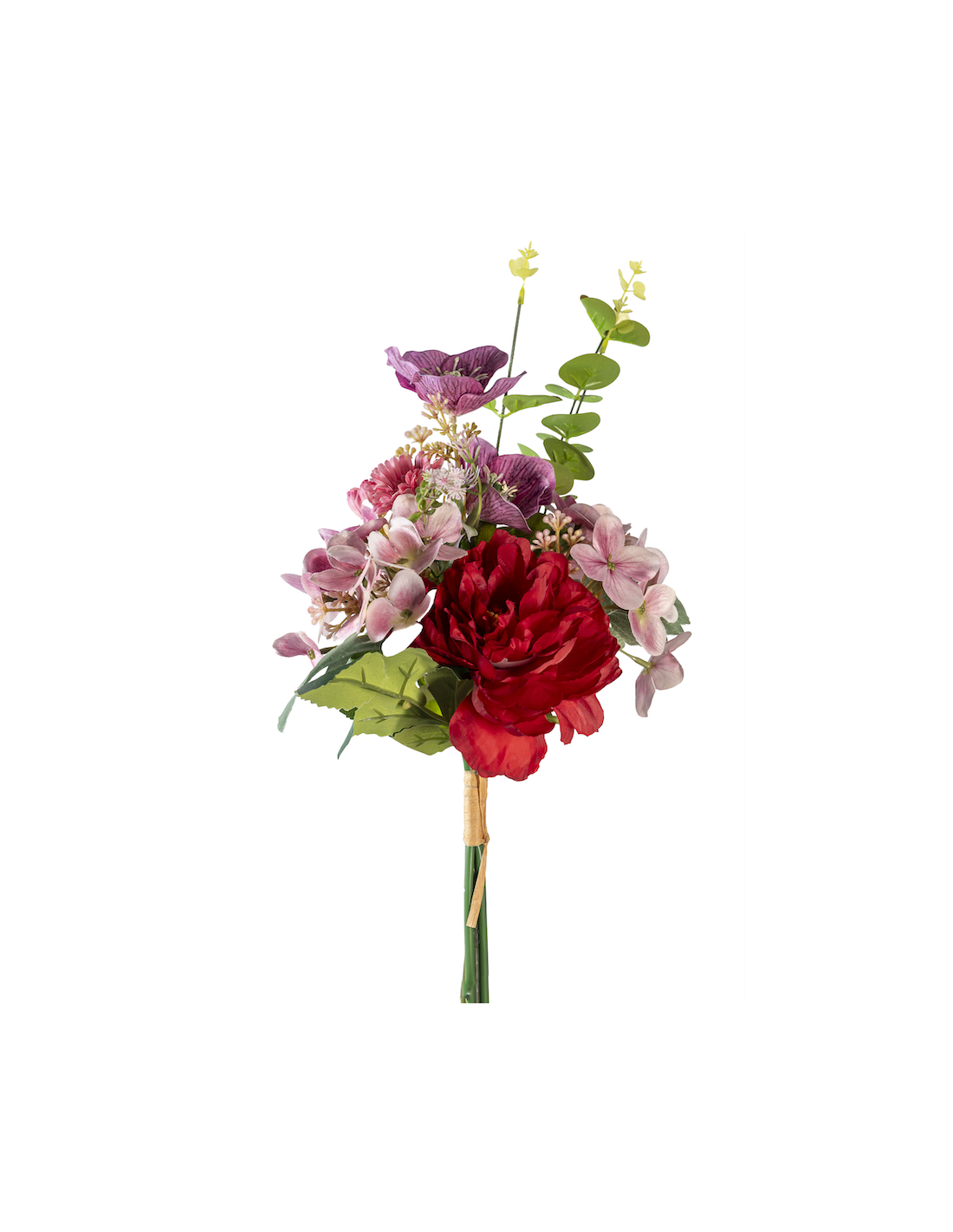 MAZZO 268032703 ELLEBORO ROSSO CON FIORI
