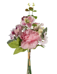 MAZZO 268032791 ELLEBORO ROSA CON FIORI