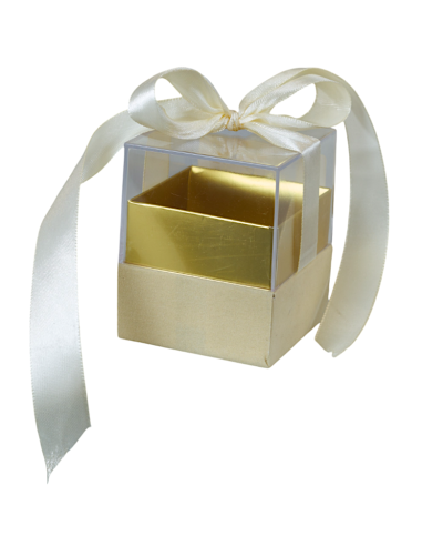 PLEXIGLASS SCATOLINA FIOCCO PANNA