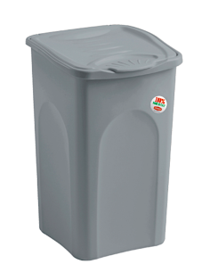 PORTABIANCHERIA 70237 CHIUSO 50LT GRIGIO