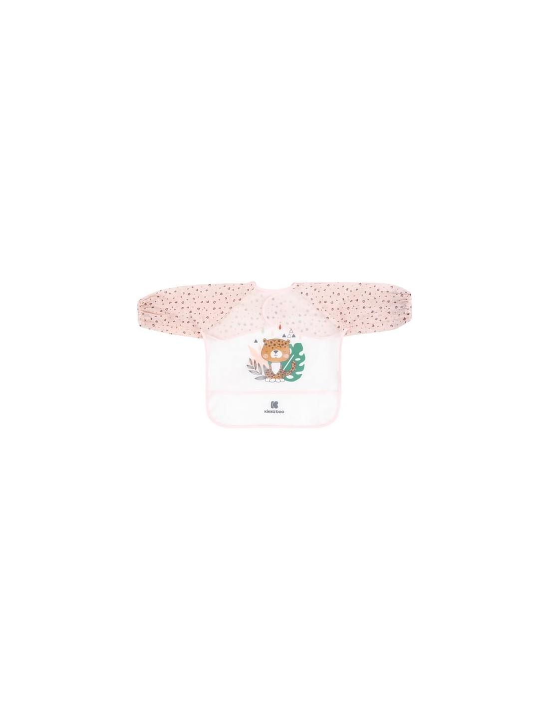 Bavaglino Kikkaboo Savana Rosa con Maniche Lunghe | shopincasa.it