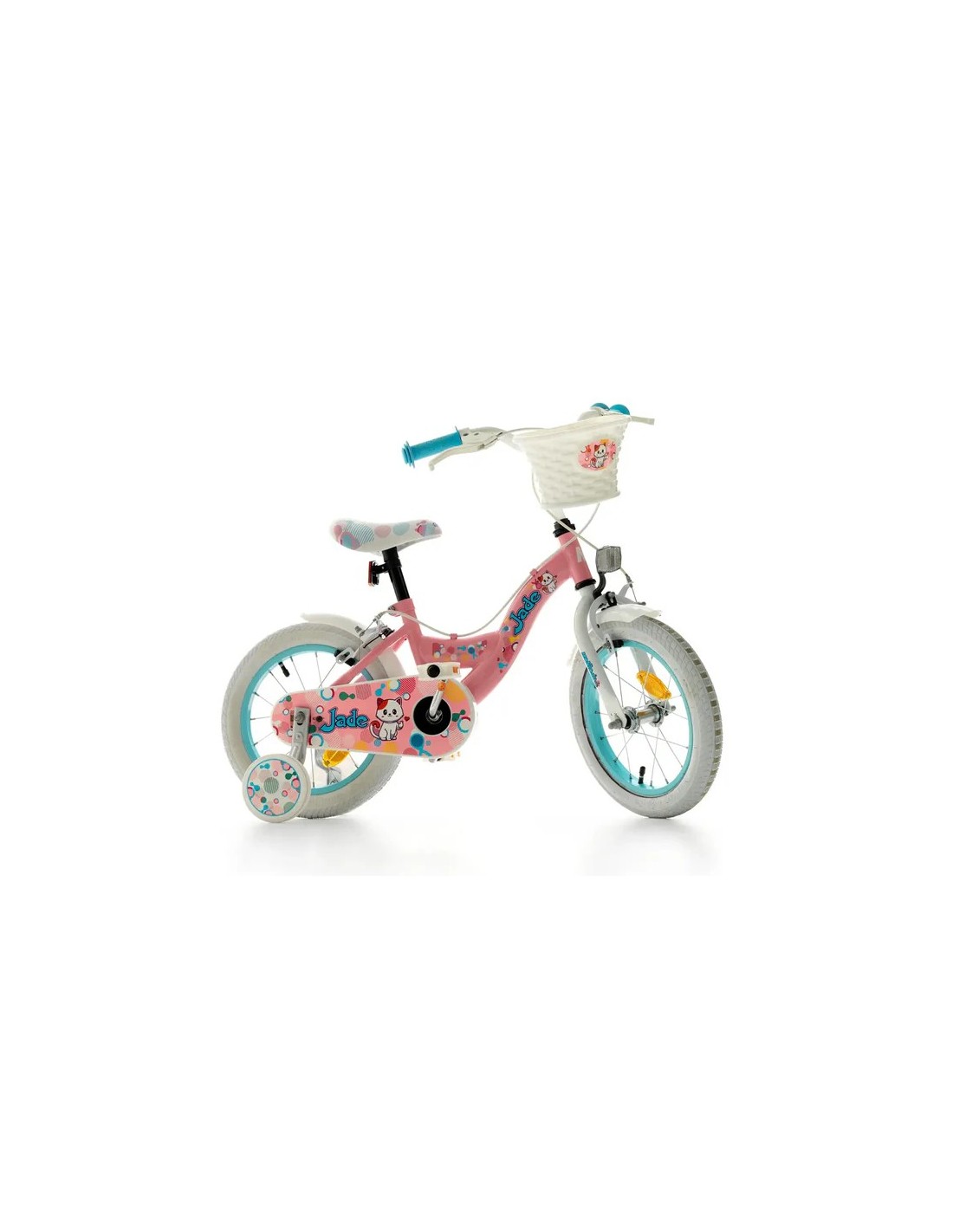 BICICLETTE: vendita online Bici 14", Jade, con Rotelline Stabilizzatrici, Telaio in Acciaio, Ruote a Raggi, Monovelocità in o...