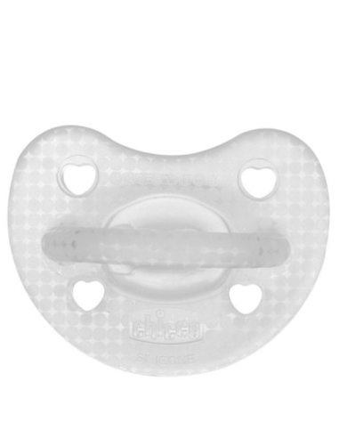 Succhietto Chicco Gommotto Luxe Fluo 2-6M Trasparente • Shopincasa.it
