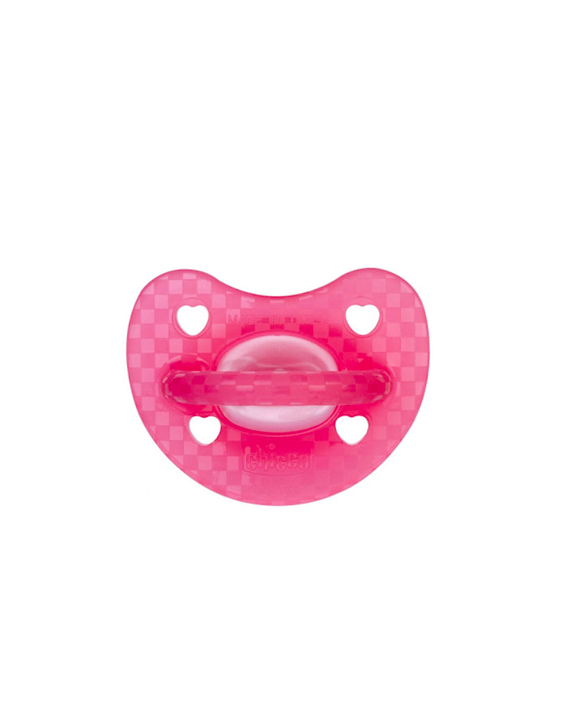 Succhietto Chicco Gommotto Luxe Fluo Rosa 16-36M • Shopincasa.it