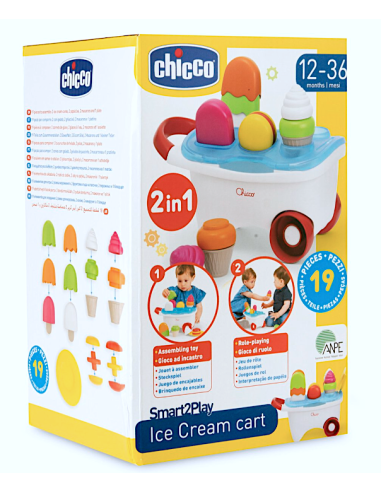 Carretto dei Gelati Chicco – Gioco Educativo 1-3 Anni | shopincasa.it