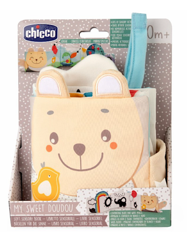 Soft Sensory Book Chicco – Libro Sensoriale 3 in 1 Neonato | shopincasa.it