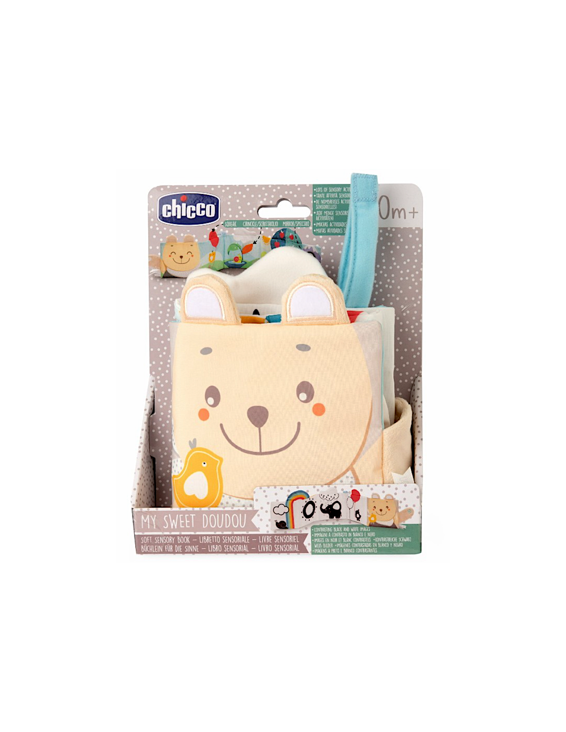 Soft Sensory Book Chicco – Libro Sensoriale 3 in 1 Neonato | shopincasa.it
