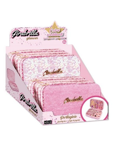 Girabrilla Portagioie Tweed con Paillettes Reversibili – Colori Assortiti | shopincasa.it