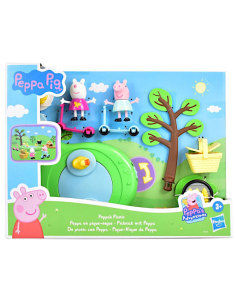 PEPPA PIG F2516, PLAYSET PICNIC CON PERSONAGGIO, ACCESSORI MERENDA, GIOCO BAMBINI +3 ANNI