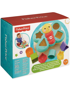 FISHER-PRICE FP CDC22 FARFALLA CERCAFORME, GIOCO EDUCATIVO MULTISENSORIALE PER BAMBINI