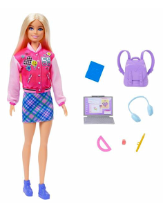 BARBIE HRG84 BAMBOLA CON ACCESSORI SCUOLA