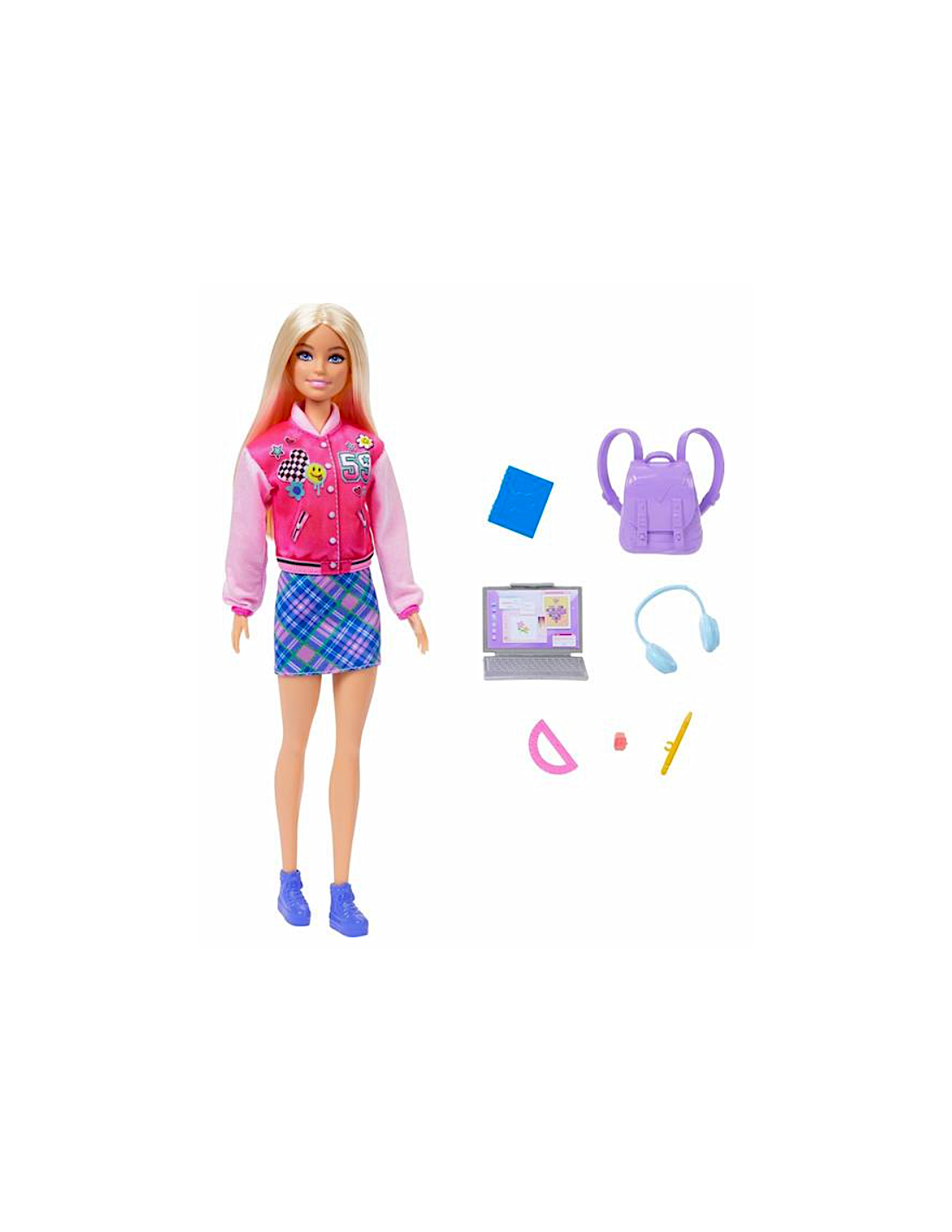 BARBIE HRG84 BAMBOLA CON ACCESSORI SCUOLA