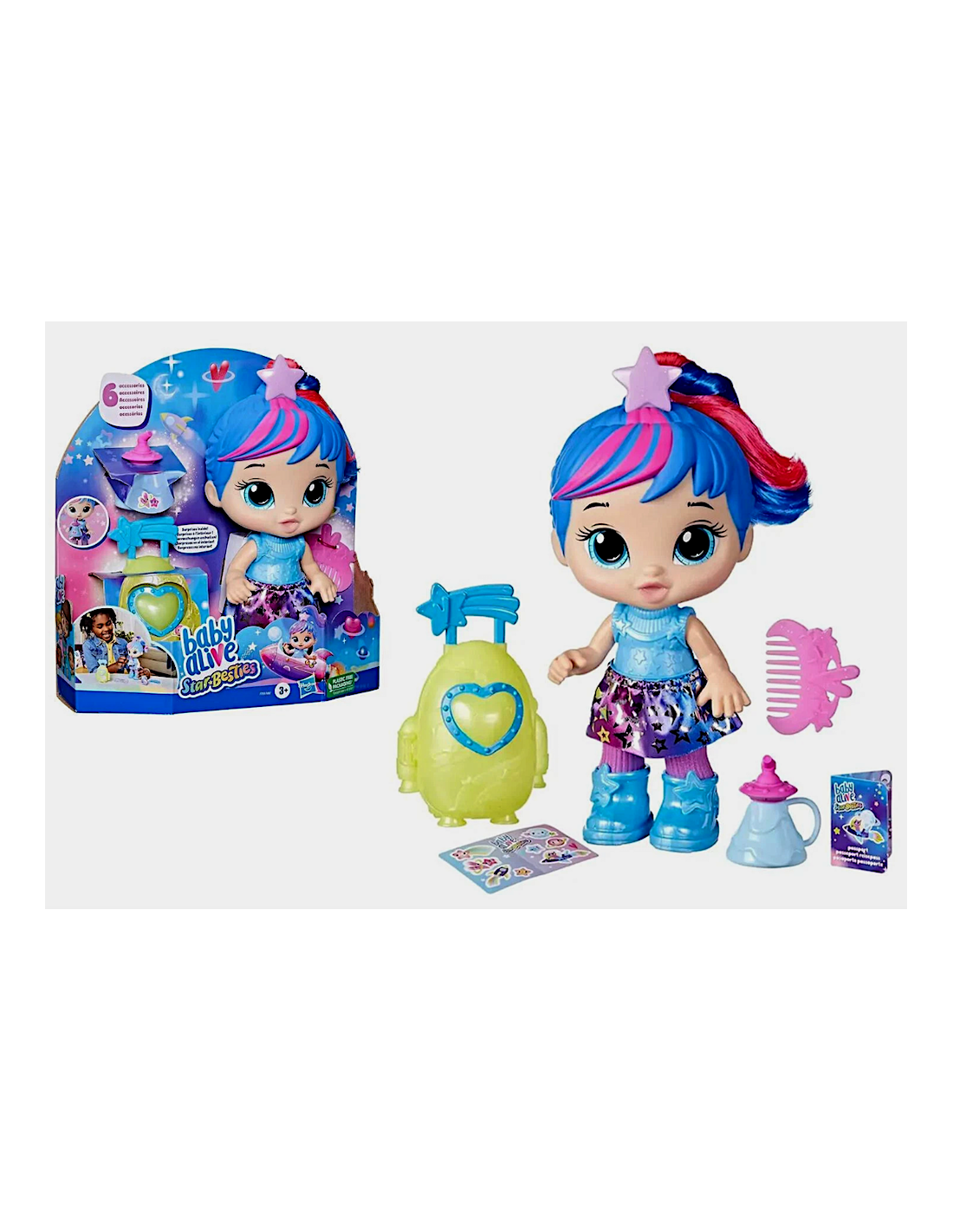 BABY ALIVE F7359 STAR BESTIES SKYLAR 25CM